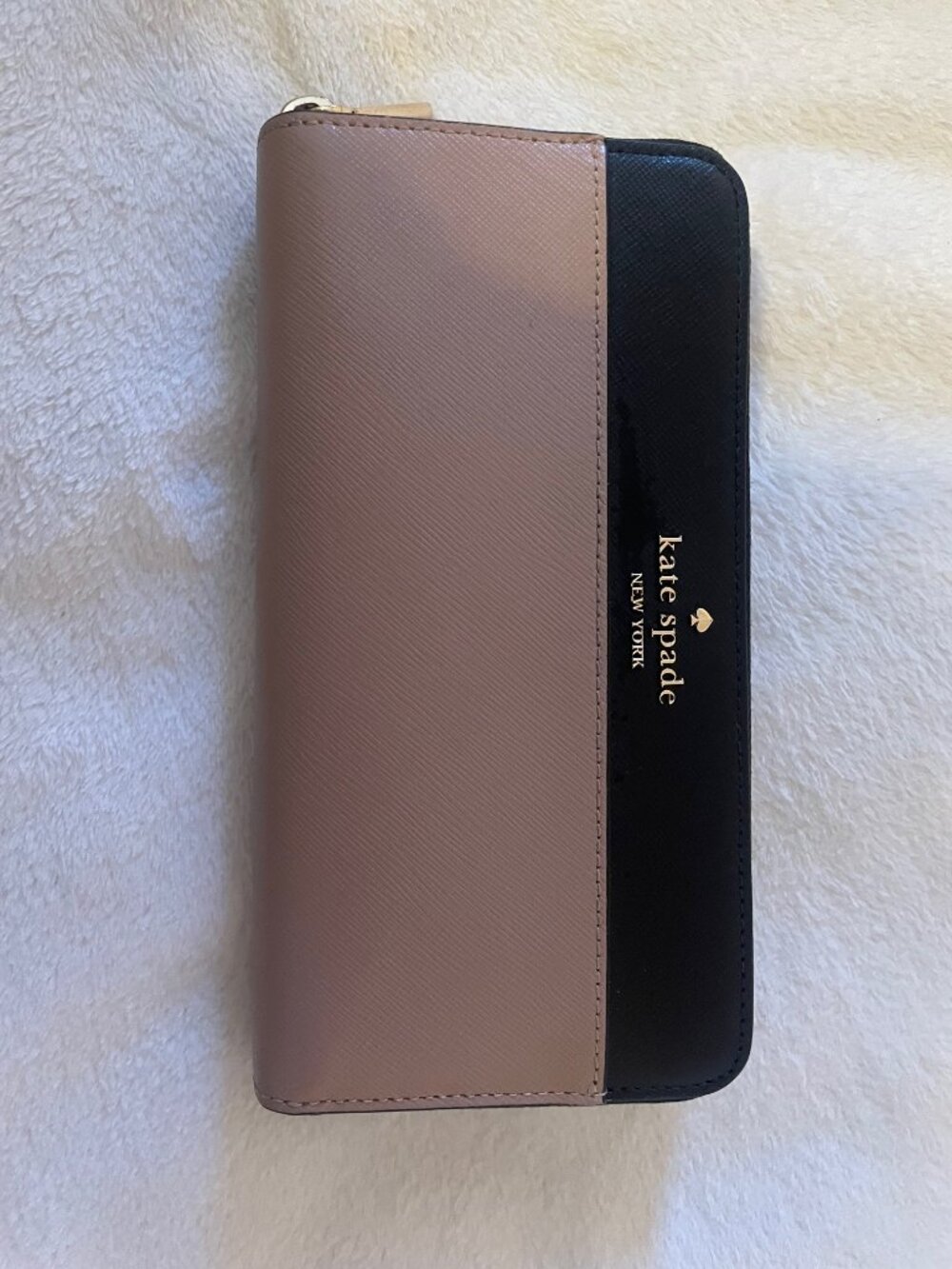Kate Spade Two-Tone Black & Beige Wallet